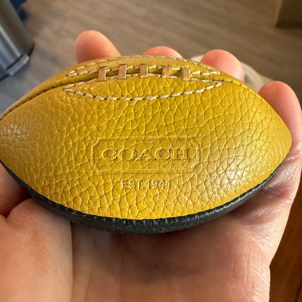 Coach Leather Football